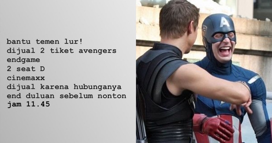 7 Alasan jual tiket Avengers: Endgame ini bikin geleng-geleng