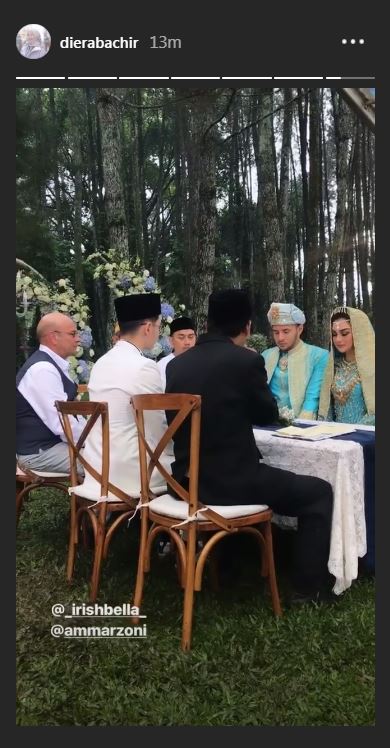 10 Momen akad nikah Irish Bella dan Ammar Zoni, dinikahkan adik