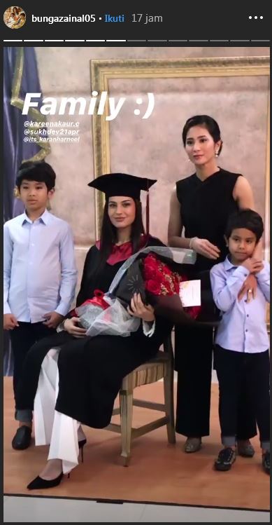 Lulus SMA, ini 7 momen wisuda Kareena Kaur anak tiri Bunga Zainal