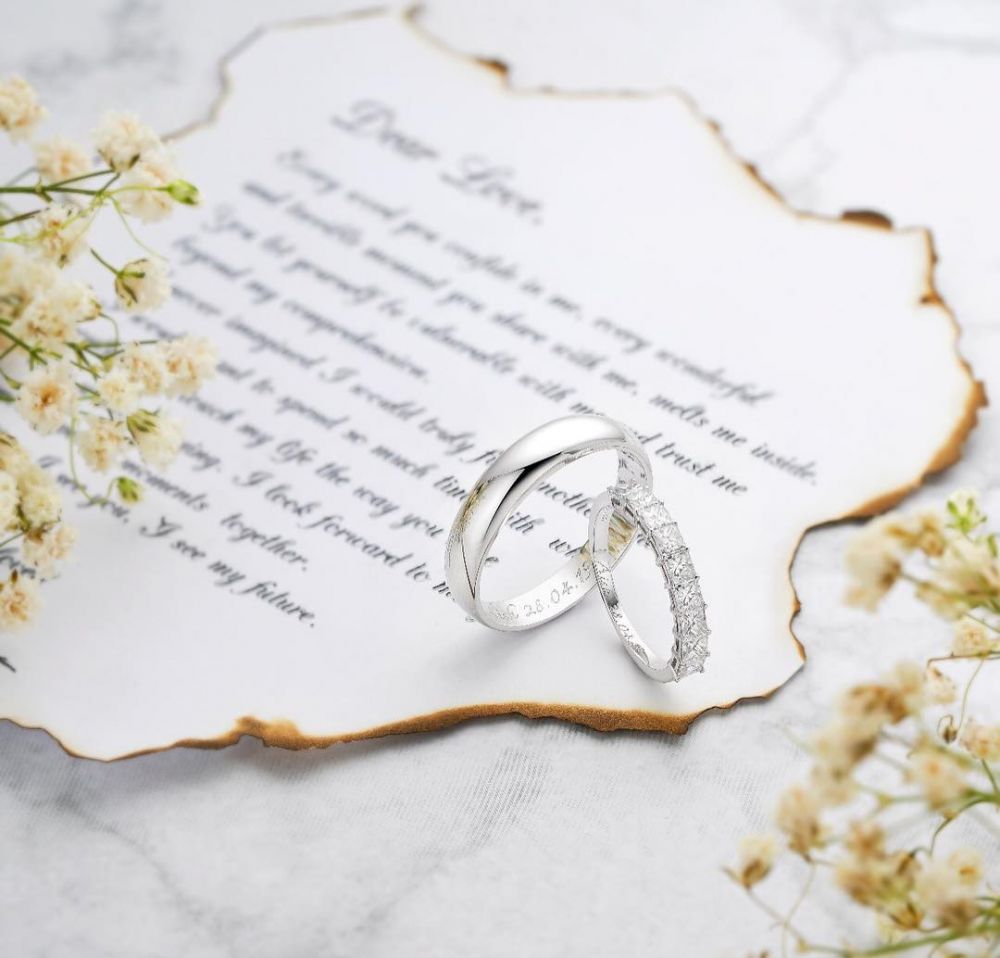 Ini detail indah cincin pernikahan Irish Bella dan Ammar Zoni