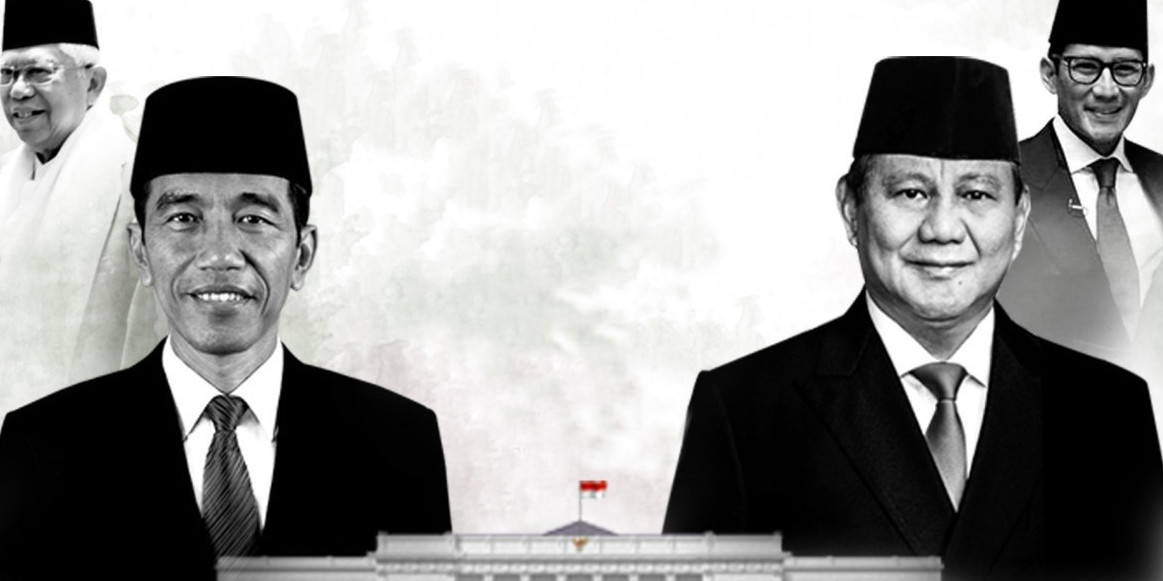 Suara Jokowi dan Prabowo berbeda jauh di lima provinsi ini