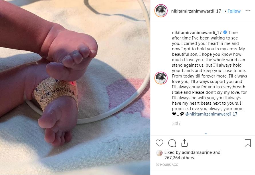 Ucapan Nikita Mirzani untuk bayinya ini menyentuh hati