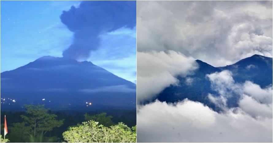 Gunung Agung erupsi lagi, status Siaga 3