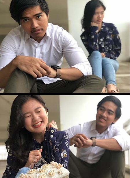 14 Pose selfie Kaesang & pacar ini bukannya mesra malah kocak