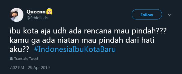 10 Cuitan lucu 'ibu kota pindah' ini ujung-ujungnya bikin baper