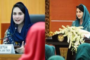 10 Potret Arumi Bachsin memimpin PKK Jatim, gayanya khas