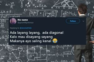 10 Pantun lucu pakai istilah matematika ini bikin jomblo baper