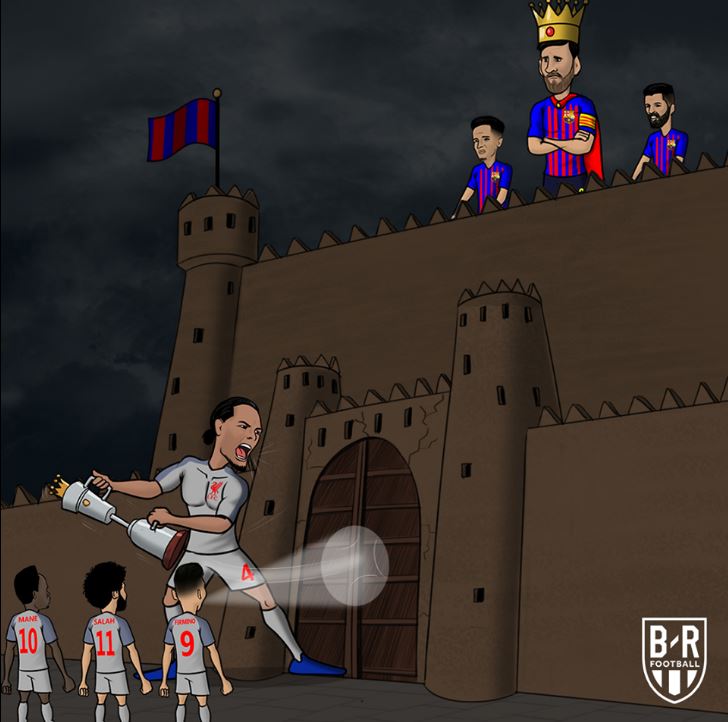 8 Meme lucu kemenangan Barcelona atas Liverpool ini bikin ngakak