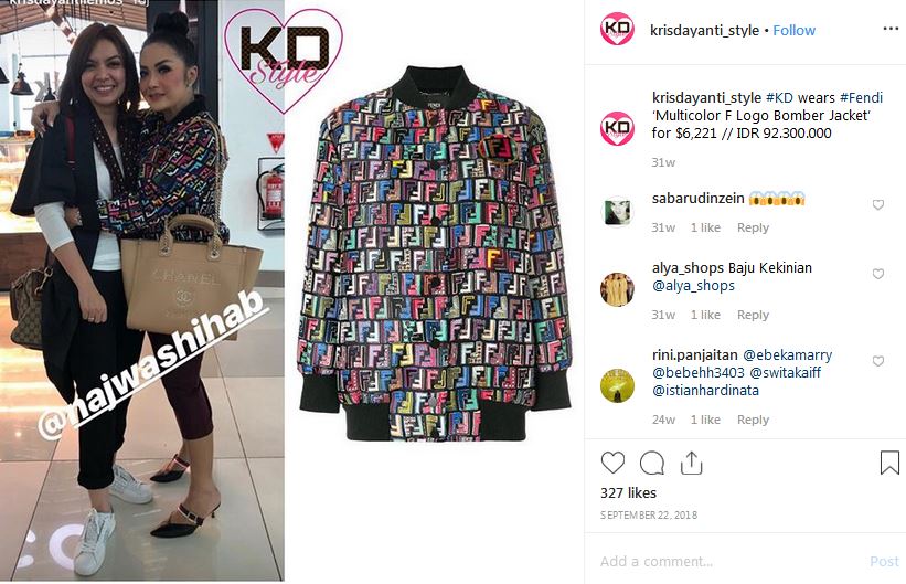 10 Jaket Krisdayanti ini harganya fantastis, ada yang Rp 104 juta
