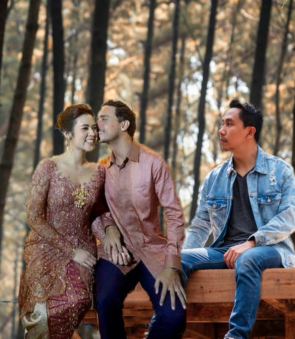 Cowok ini minta fotonya diedit bareng Raisa, 15 hasilnya kocak