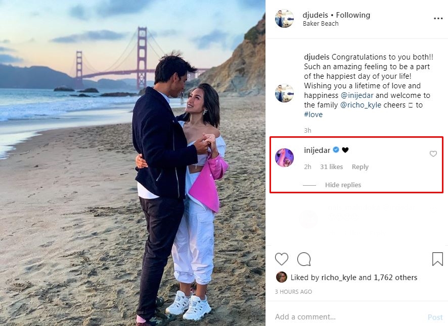 Setahun pacaran, Jedar dilamar Richard Kyle di Amerika Serikat