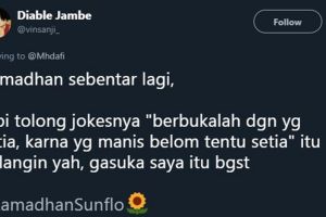 10 Cuitan lucu 'guyonan khas Ramadan' ini bikin cengar-cengir