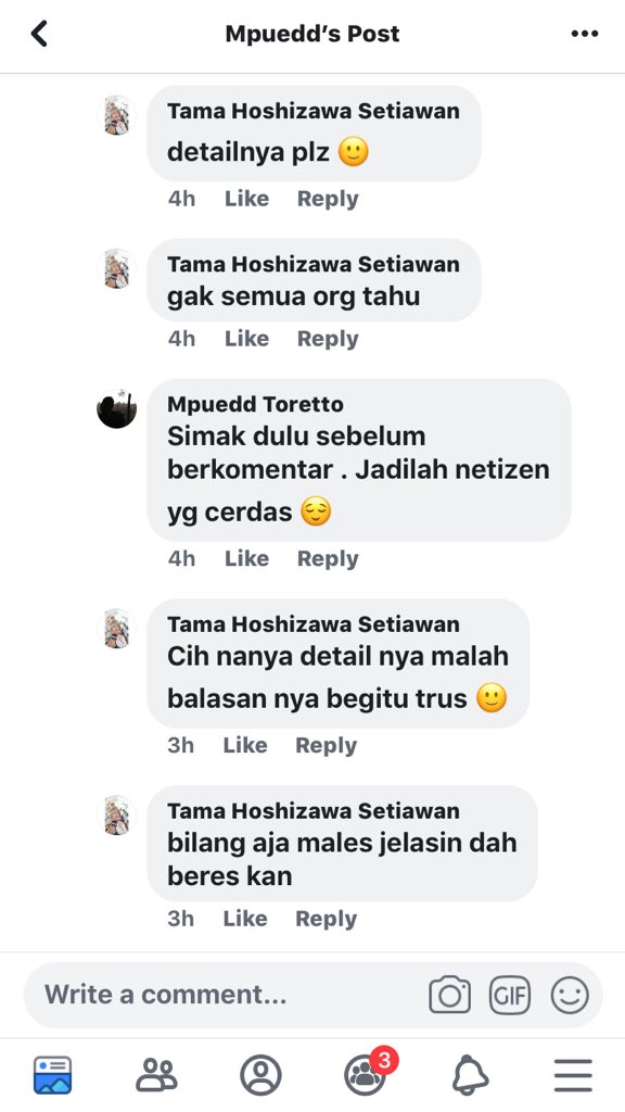 Reaksi warganet tanggapi orang tanya di Grup FB ini bikin emosi