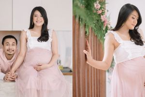 10 Potret maternity Anissa Aziza & Raditya Dika, konsep serba pink