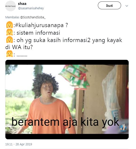 12 Cuitan lucu #KuliahJurusanApa ini bikin kamu auto gagal paham