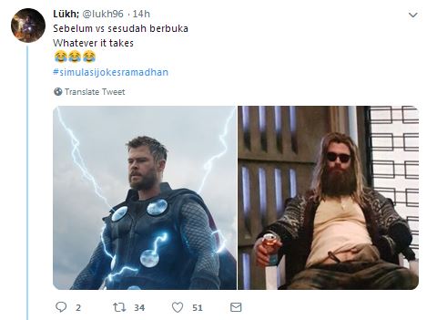 10 Meme lucu Avengers: Endgame saat Ramadan, bikin semangat puasa