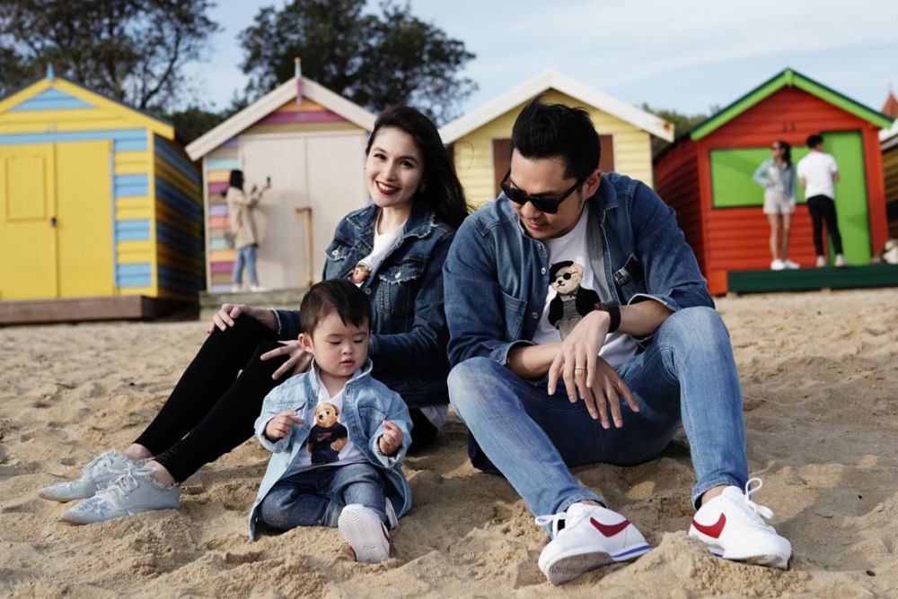 7 Potret babymoon Sandra Dewi di Melbourne, sudah hamil 6 bulan