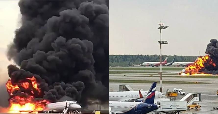 Kronologis terbakarnya Sukhoi Superjet 100 di Rusia