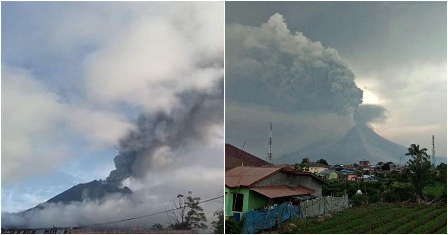 Gunung Sinabung erupsi, ketinggian kolom abu capai 2.000 meter