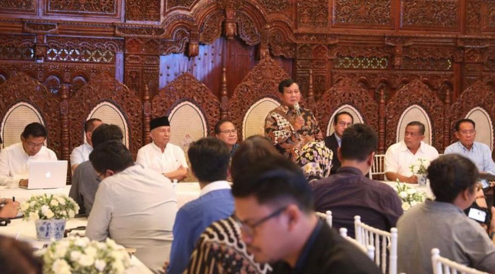 Prabowo undang media asing, sebut ada kecurangan Pemilu 2019