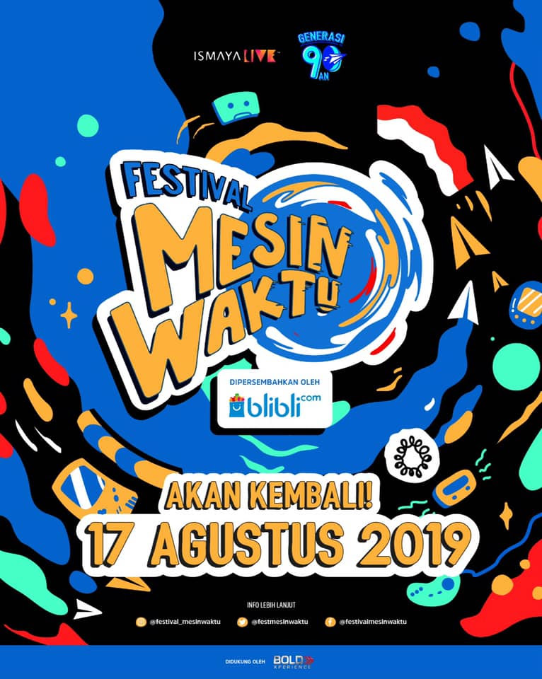 Festival Mesin Waktu siap ajak kamu nostalgia serunya era 90-an