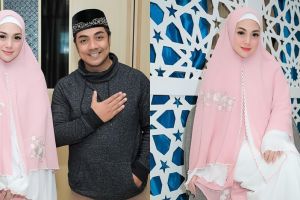 8 Potret Celine Evangelista tampil berhijab ikut acara buka bersama