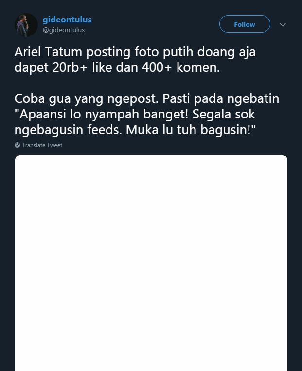 Foto putih Ariel Tatum banjir like, 10 reaksi warganet ini kocak