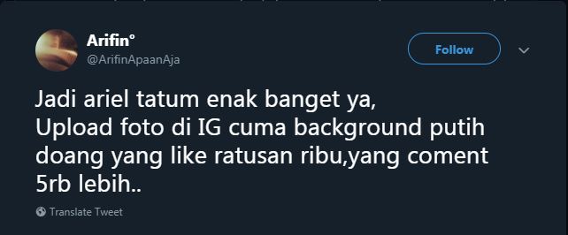 Foto putih Ariel Tatum banjir like, 10 reaksi warganet ini kocak