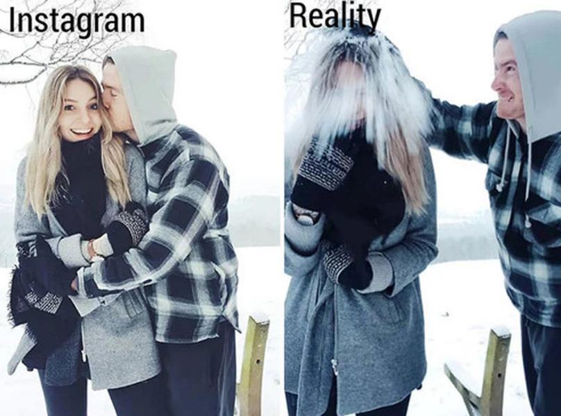 7 Foto perbedaan Instagram vs realita ala cewek ini benar adanya