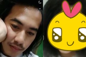 Pakai filter Snapchat, transformasi cowok berkumis ini bikin kaget
