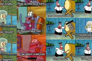 15 Meme lucu kehidupan SpongeBob di bulan Ramadan, bikin ngakak