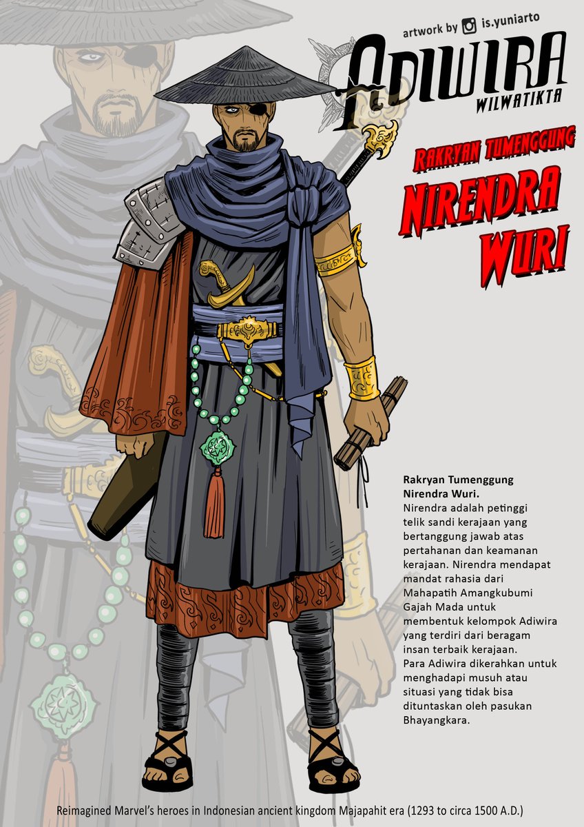 10 Foto editan karakter Avengers era Majapahit ini bikin kagum