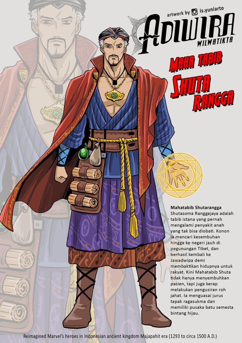 10 Foto editan karakter Avengers era Majapahit ini bikin kagum