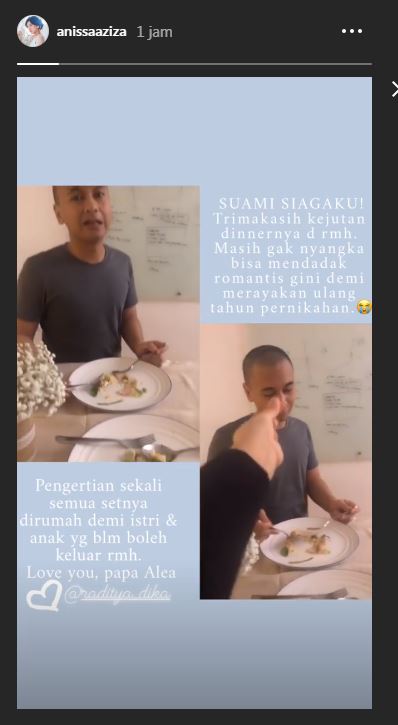 Buat kejutan dinner untuk istri, Raditya Dika sewa chef ke rumah