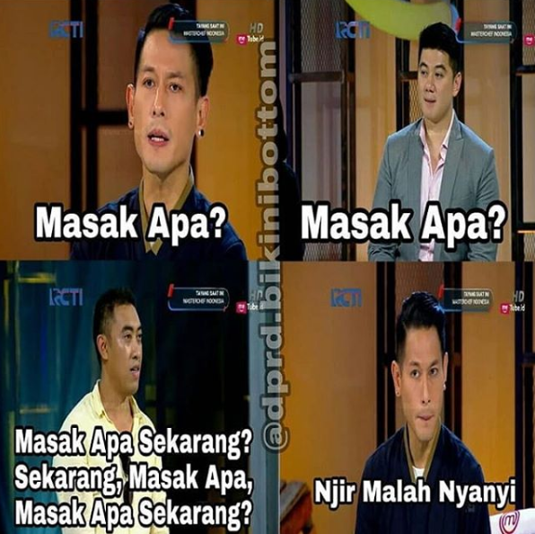 8 Meme lucu obrolan tiga juri MasterChef ini bikin susah nahan tawa