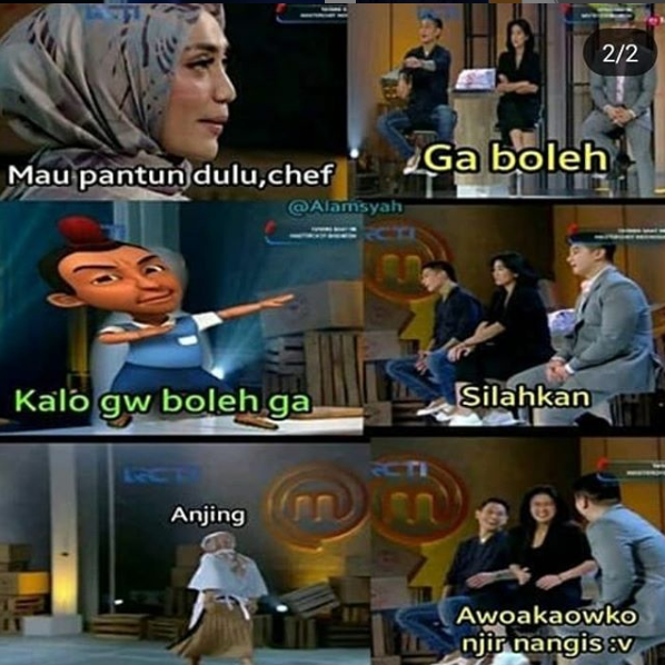8 Meme lucu obrolan tiga juri MasterChef ini bikin susah nahan tawa