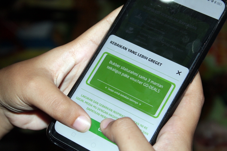 Fitur ajakan kebaikan Gojek selama Ramadan bikin senyum-senyum sendiri