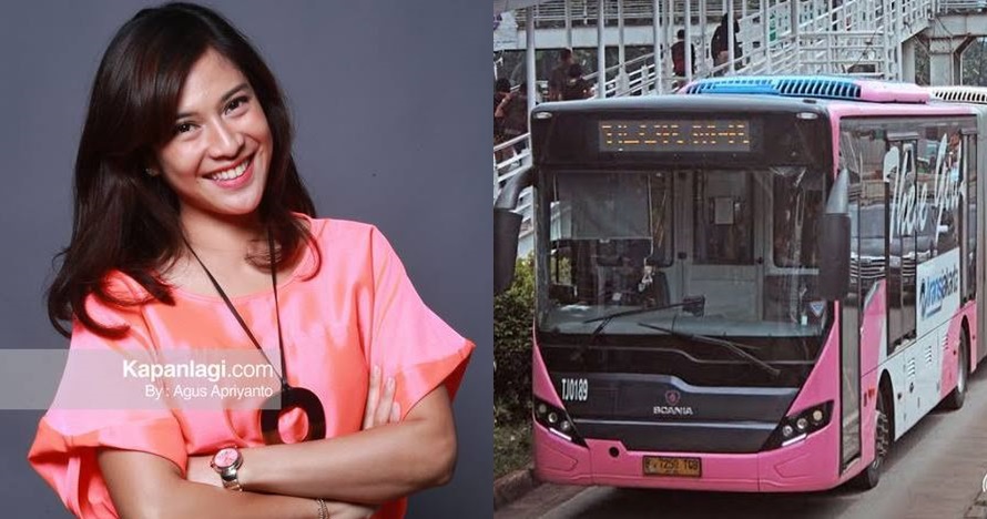 9 Cocoklogi outfit Dian Sastro vs Bus Jakarta ini bikin ngakak