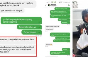 Respons 10 driver ojek online dapat takjil gratis ini bikin haru