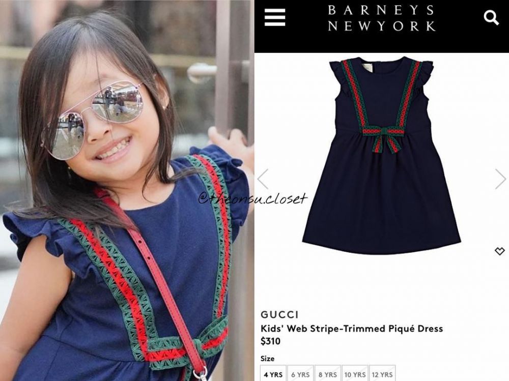 8 Fashion item mewah putri Ruben Onsu, tasnya capai Rp 8 juta