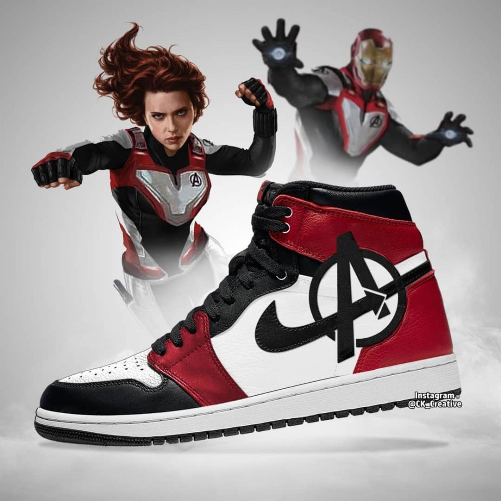 10 Desain sepatu Nike Jordan edisi Avengers: Endgame ini kece abis