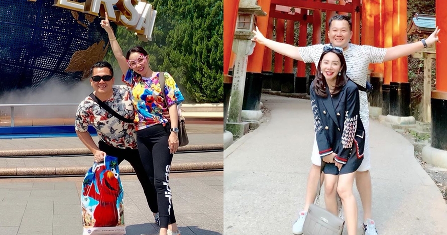 10 Momen bulan madu Femmy Permatasari & suami di Jepang, bak ABG