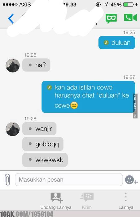 10 Chat lucu alasan orang saat ketahuan modus, kocak