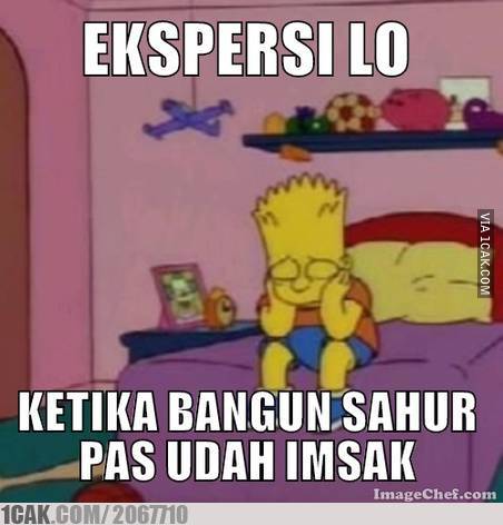 11 Meme lucu 'the power of Imsak' ini bikin nyengir kuda