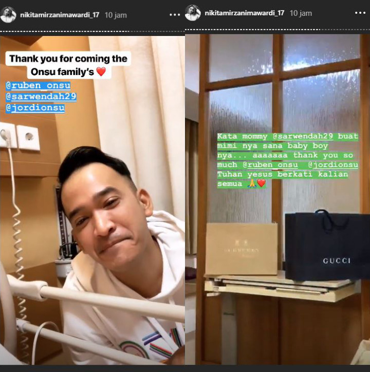 Deretan kado mewah persalinan Nikita Mirzani dari para seleb