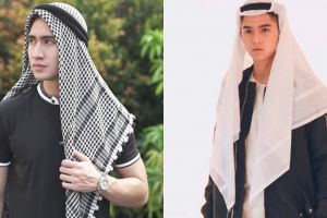 Gaya 8 seleb ganteng pakai serban, pesonanya bak pangeran Arab