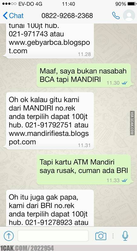 11 Chat lucu gagal menipu ini bikin senyum-senyum