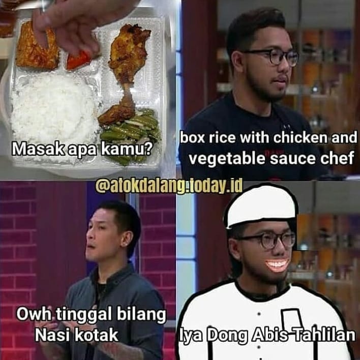 8 Meme lucu MasterChef edisi Ramadan ini bikin nyengir