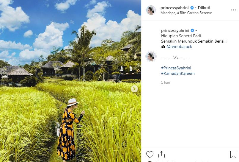 Salah tulis caption, 7 unggahan Syahrini ini jadi sorotan