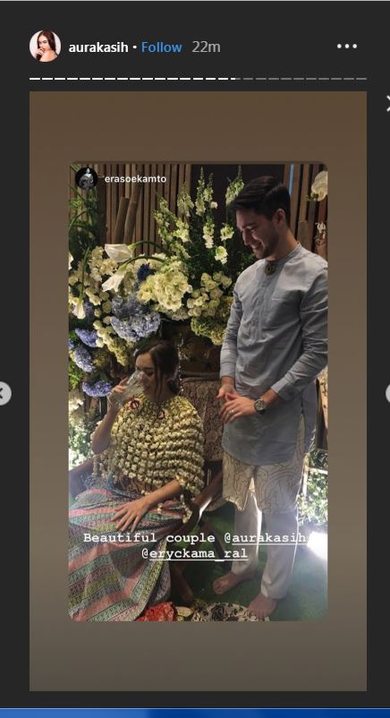 13 Potret momen baby shower Aura Kasih, jualan rujak bareng suami